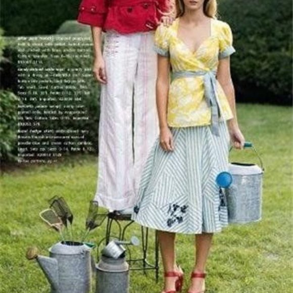 Odille Tops - Anthropologie ODILLE pintuck ruffle floral top